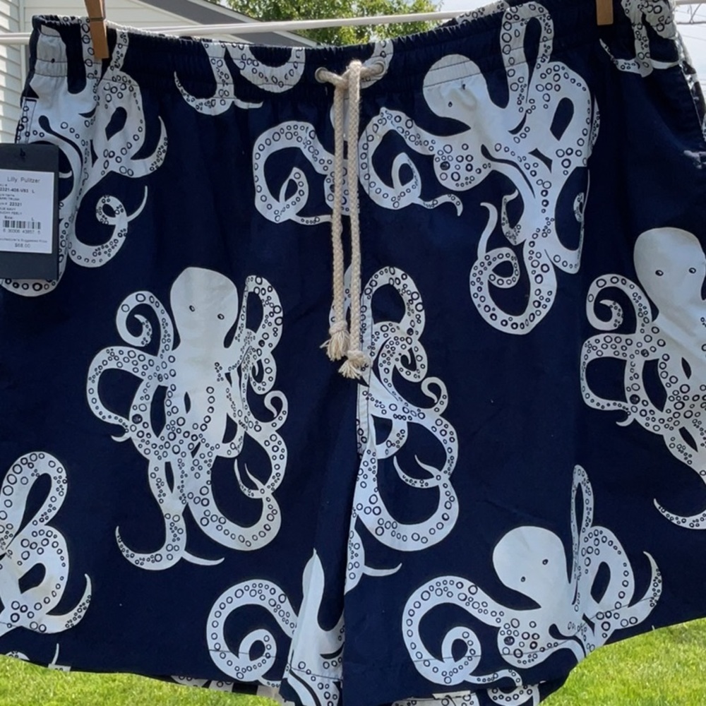 Lilly Pulitzer swim trunks NWT